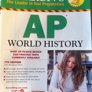 BARRON’S AP World History Test Prep Book (gently used)